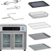 Emeril Lagasse 26 QT Extra Large Air Fryer, Convection Toaster Oven with French Doors, Stainless Steel