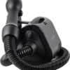 Reverse-Air Hair Dryer with Hair Clips Black
