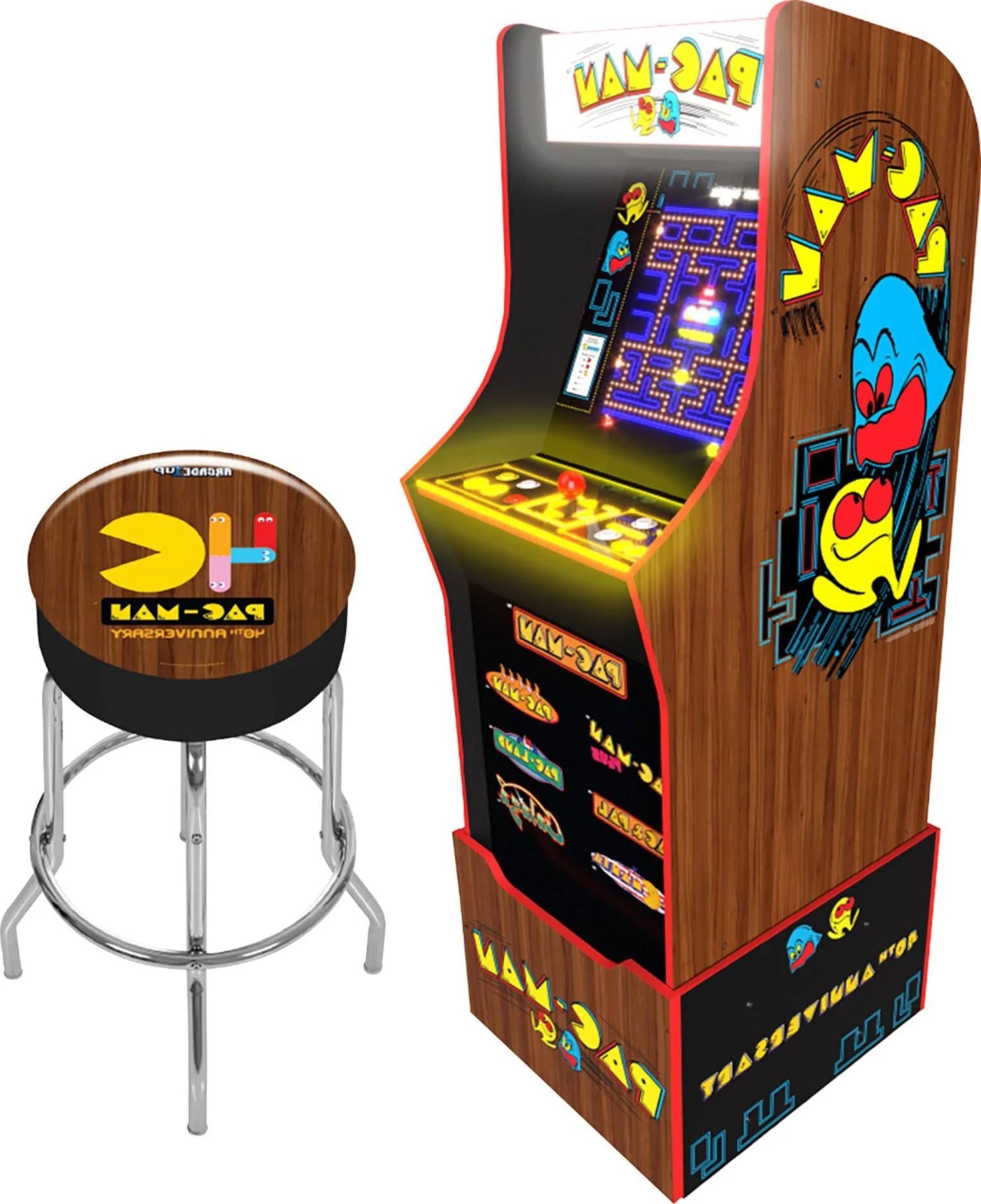 3d89eab368a9a2eb1879df5430f23060a9f58ee7de20134cd2c1be2e66e493fb 40th Anniversary Pac-Man Special Edition Arcade Machine