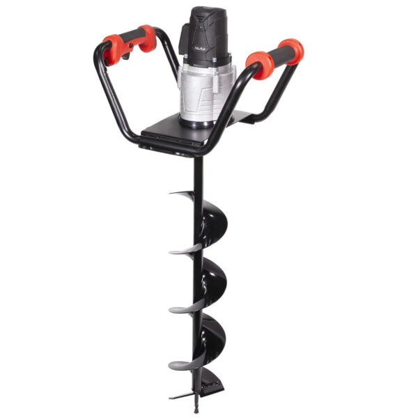 XtremepowerUS 1500W Electric Post Hole Digger with 6 Auger Bit, Anti Vibration Handle & Safety Lock for Soil & Fence Posts