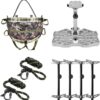 UIIHUNT Tree Saddle Hunting Kit, Platform, Saddle, Climbing Gear