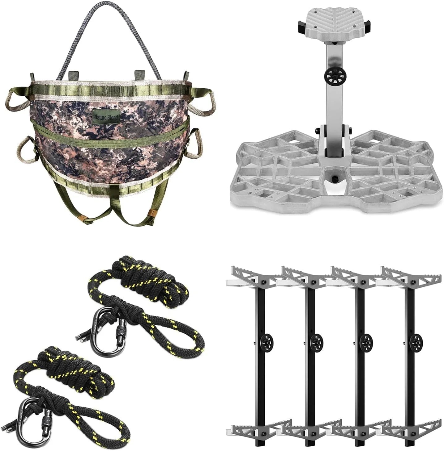 3eeca71c910e9a659097746e4751d5a07dc5c4cc49cd4665ddc0db28374a8a86 UIIHUNT Tree Saddle Hunting Kit, Platform, Saddle, Climbing Gear