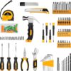 DEKOPRO Tool Set Tool Kit with 8V Cordless Drill,Tool Box with Drill,Hand Drill Set for Men & Women,Home Tool Kits for House Repair,Handyman,DIY...