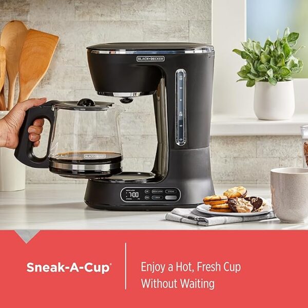 4-1 BLACK+DECKER Split Brew 12-Cup Digital Coffee Maker