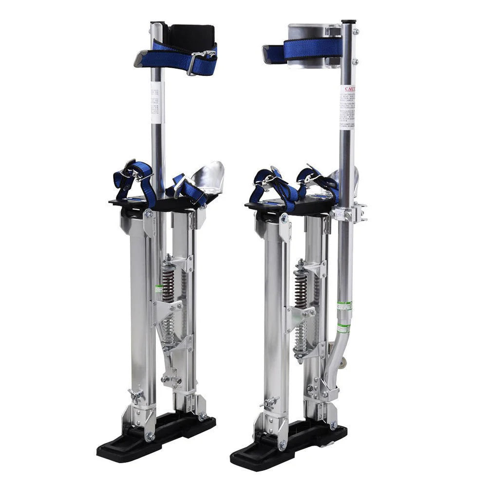 404767fe996a1fc8f5cadcf40a2f8a583dd725a8917b4c431a95d3c05ad69159 9TRADING Silver 24-40 Inch Drywall Stilts Aluminum Tool Stilt for Painting Painter Taping