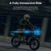 AKEZ Electric Bike for Adults - 1000W 28mph Moped Ebike with 48V 13A Removable Battery, Up to 94 Miles All Terrain Off Road E-Bike with 20*4.0"...