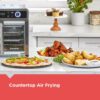 Crisp 'N Bake Air Fryer Toaster Oven Combo, 12 in 1 Countertop Convection Oven Cooks Food Fast, Fits a Whole Pizza or 6 Toast Slices, French Doors...