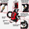 Electric Pressure Washer 2.0, Powerful 1.4 GPM 2000 PSI Car Pressure Washer Sprayer, Snub Nose & Tip Attachment, Use,Car Soap, Patio Boat RV...