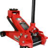 3 Ton Low Profile, Aluminum and Steel Racing Floor Jack with Dual Pistons Quick Lift Pump for Sport Utility Vehicle, Lifting Range 3-15/16" min to...