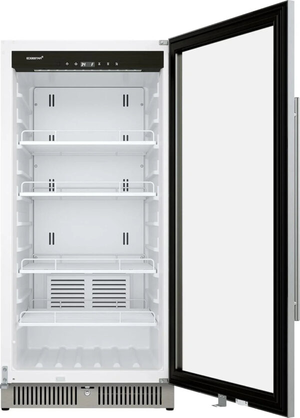 EdgeStar VBM101 22" Wide 10.1 Cu. Ft. Commercial Beverage Merchandiser Stainless Steel, Temp Alarm, Reversible Door