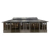 28 Ft. W x 15.5 FT. D Solid Wood Patio Gazebo