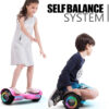 6.5 Inch Swift with Flashed Wheel Smart Self Balanceing Scooter with Music Speaker App-Enabled Hoverboard UL2272 Certificated