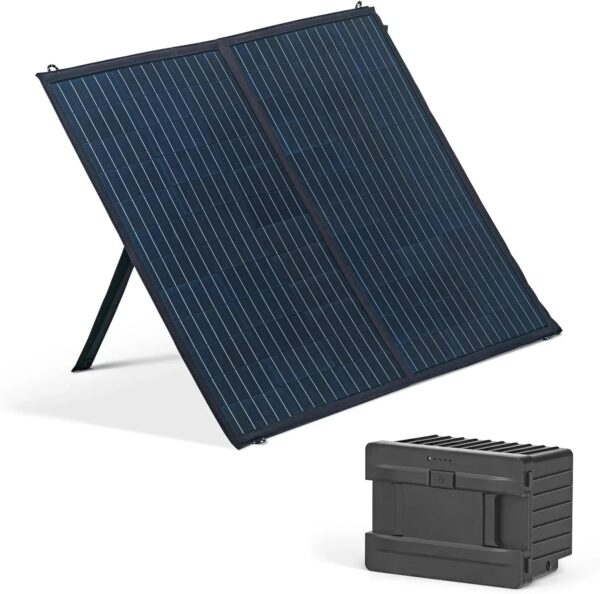 48 Qt. Portable 12v Electric Cooler with LG Compressor, Fridge and Freezer, Rugged Wheels, and Solar Power Input, Perfect Plug-In Cooler for...