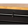 Heavy Duty 61 in. W x 23 in. D 15-Drawer Mobile Workbench with Solid Wood Top