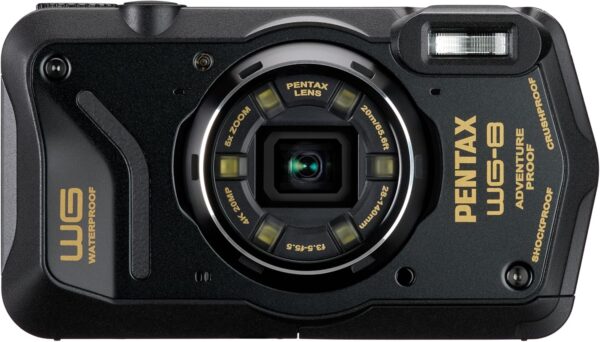 The black all-weather weather exploration camera features excellent waterproof, dustproof and shockproof capabilities, and is equipped with a...