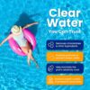 68% Calcium Hypochlorite Pool Shock for Swimming Pools - Chlorine Granules Swimming Pool Shock 50 lbs Bucket - Pool Chlorine for Inground and...