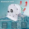 12000W Low RPM Permanent Magnet Generator 12V 24V 48V 120V 220V, Free Energy Gearless Permanent Magnet Generator Motor DIY for Wind Turbine Water...