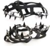 18 Teeth Anti-Slip Ice Snow Grips - Traction Cleats for Shoes & Boots, Durable Ice Grips for Winter Safety, Perfect for Hiking, Walking, and...