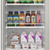 EdgeStar VBM101 22" Wide 10.1 Cu. Ft. Commercial Beverage Merchandiser Stainless Steel, Temp Alarm, Reversible Door