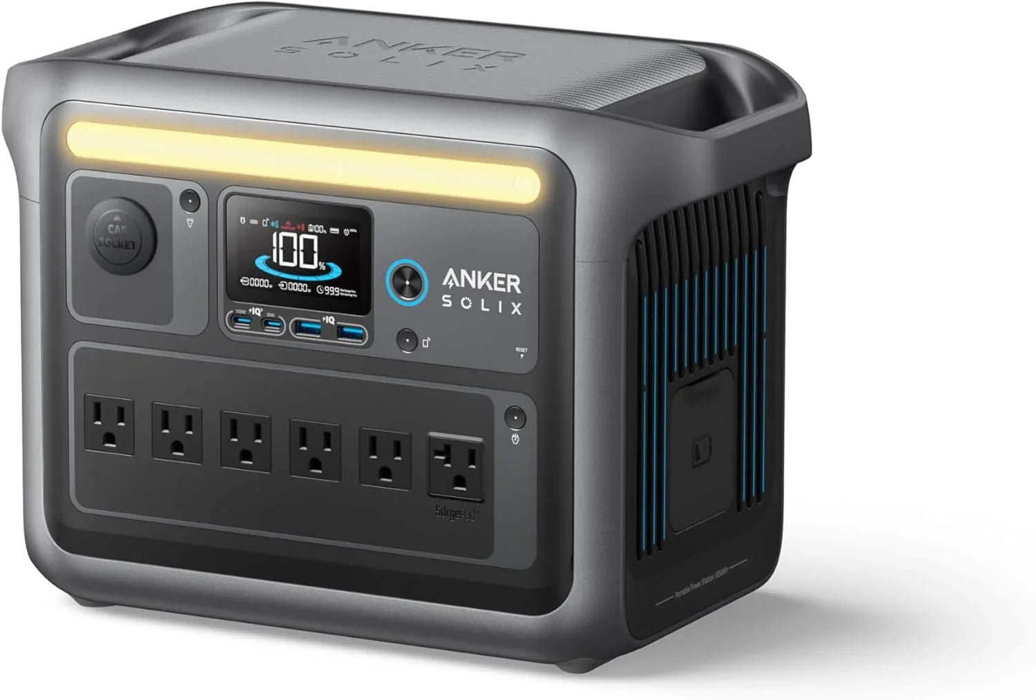 4feecb4ca9d8fdadd4f7bb2d954d7105ccca3d33c87620ff723da0cb37c241ca Anker SOLIX C1000 Portable Power Station with 200W Solar Panel, 1800W Solar Generator, 1056wh LFP (LiFePO4) Battery, 6 AC Outlets, Up to 2400W for...