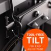 ECHOGEAR MaxMotion TV Wall Mount for Large TVs Up to 90" - Full Motion Has Smooth Swivel