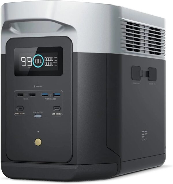 Portable Power Station Delta 2 Max 2400W Solar Generator