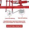Garvee Hydraulic Motorcycle Lift - 1000lbs Capacity, Lift Hoist, Jack Stand, for Mechanics, Workshops, Homes