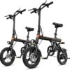 EB3 Electric Bike Adults 21mph, 500W Peak Motor, 270Wh Battery, Rear Suspension, 3 Levels Assist, 14" Folding Ebike for Adults and Teens, Complies...
