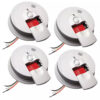 Firex 4 Pack Hardwired Smoke Detector with Ionization Sensor