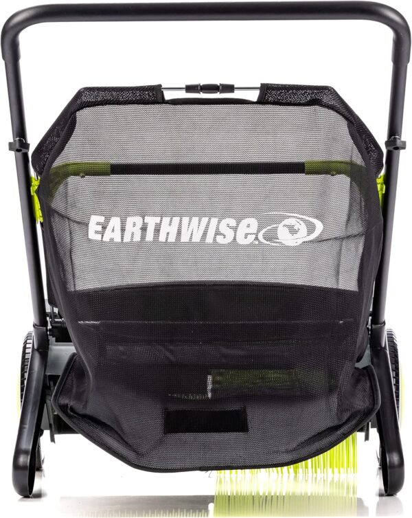 21-Inch Width Leaf & Grass Push Lawn Sweeper, Black