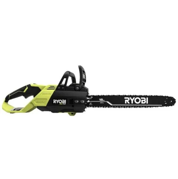 Ryobi 18 40V Cordless Chainsaw Kit with Battery & Charger, Green