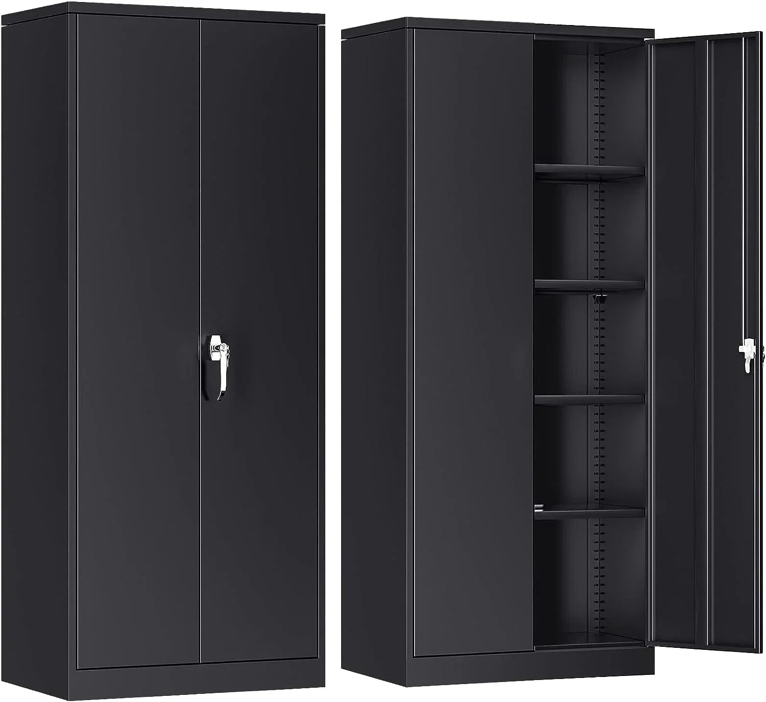 54c7b0896ff15b120b76163934ead95158f4e9c63cf15ea7d0e003fce027989d Atripark Metal Storage Cabinet with Lock, 72" Lockable Garage Tool Cabinet with Doors