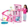 Barbie Dreamhouse Pool Party Playset with 3-Story Slide, 75+ Pieces, and Pet-Friendly Features