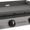 Blackstone 1666 22 Tabletop Griddle with Stainless Steel Faceplate, Powder Coated Steel, Black