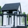 Backyard Discovery Canyon Creek Cedar Wood Swing Set with Wave Slide, Clubhouse, Play Kitchen, Picnic Area, Belt Swings, Web Swing, Rock Wall,...
