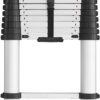 20313T1ASE SmartClose Telescoping Aluminum Ladder with Pinch-Free, Soft-Close Locking Mechanism (300-Pound Capacity, 12.5 ft. ladder with 16 ft....