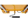 APOLLOLIFT Hydraulic Lift Table Cart 770 lbs Capacity, 51" Max Height, Double Scissor Lift with Safety Guard & 4 Wheels