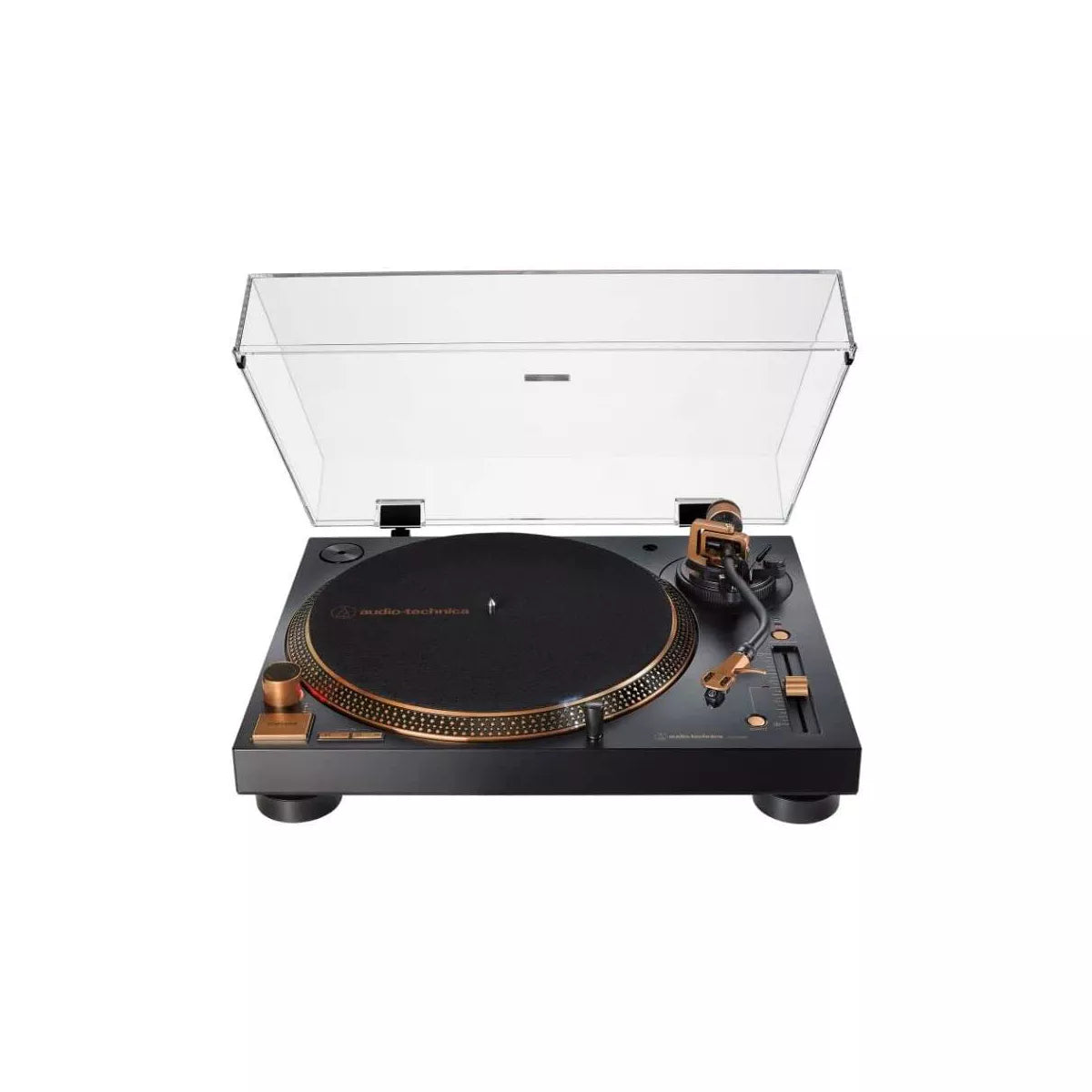 59fcad5f7136dfc17846aa60e52c0a0ebe013e35fc27c5955b21c77e4b7c08f1 Audio Technica AT-LP120XUSB-BZ Direct Drive USB Turntable, Bronze 3-Speed Vinyl Player with Built-in Preamp and Digital Conversion