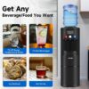 ICEPURE Water Dispenser with Ice Maker, 3-in-1 Hot and Cold Water Cooler with Built-in Bullet Ice Maker Machine, 26.5lbs/24H, Top Loading for 3-5...