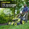 Ryobi 40V HP Brushless 21-in Self-Propelled AWD Lawn Mower Whisper Series Includes (2) 6.0Ah Batteries and Charger