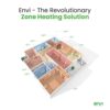 Envi Plug-in Electric Panel Wall Heaters for Indoor Use, Energy Efficient 24/7 Heating w/Safety Sensor Protection