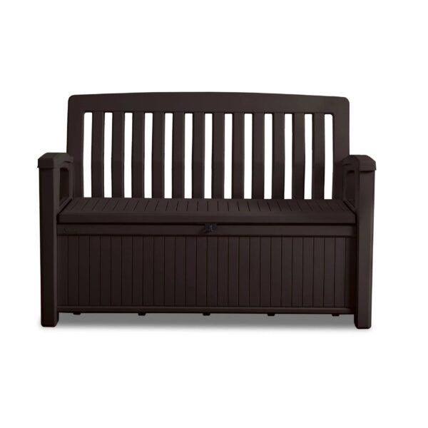 60 Gallon Patio Storage Bench Brown