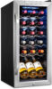 18 Bottle Compressor Wine Cooler Refrigerator w/Lock, Large Freestanding Wine Cellar For Red, White, Champagne or Sparkling Wine, 41f-64f Digital...