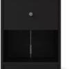 3-Pc Scandinavian Design Engineered Wood Bedroom Furniture Set with 3-Drawer Chest & 6-Drawer Double Dresser & 1-Drawer Nightstand, Pewter Plastic...