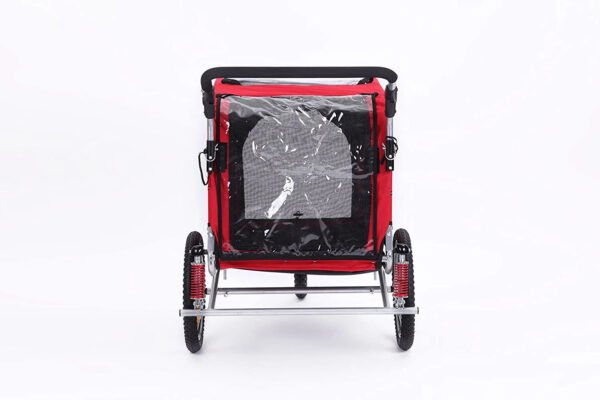 3 in 1 Luxury Large Sized Bike Trailer Bicycle Pet Trailer/Jogger/Dog Cage with Suspension 10308