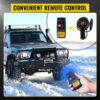 18000LBS Electric Winch 12V Steel Cable Off-road ATV UTV Truck Towing Trailer