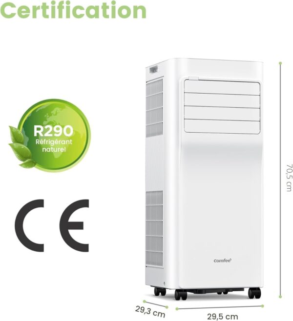 COMFEE' Climatiseur Mobile 9000 BTU/h 2,6kW