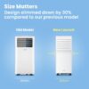 COMFEE' Climatiseur Mobile 9000 BTU/h 2,6kW