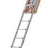 LITE 10ft Aluminum Attic Ladder, 375lb Capacity, Type IAA
