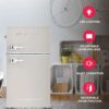 Frigidaire Retro Mini Fridge with Freezer & Side Bottle Opener-Small 2 Door Refrigerator for Office Bar or College Dorm Room-3.1 Cu Ft 19 "D x...